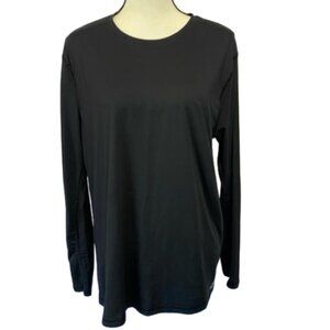 Reebok Black Long Sleeve Stretchy Performance Underwear Size XL #1076